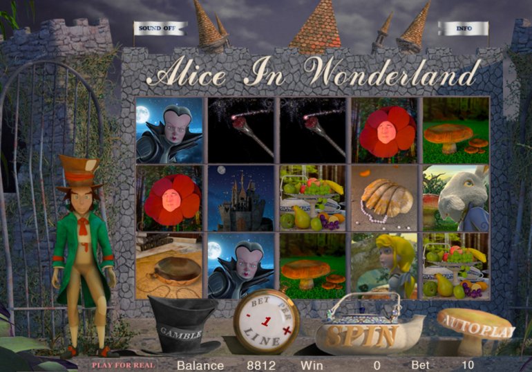 Alice in Wonderland videoslot